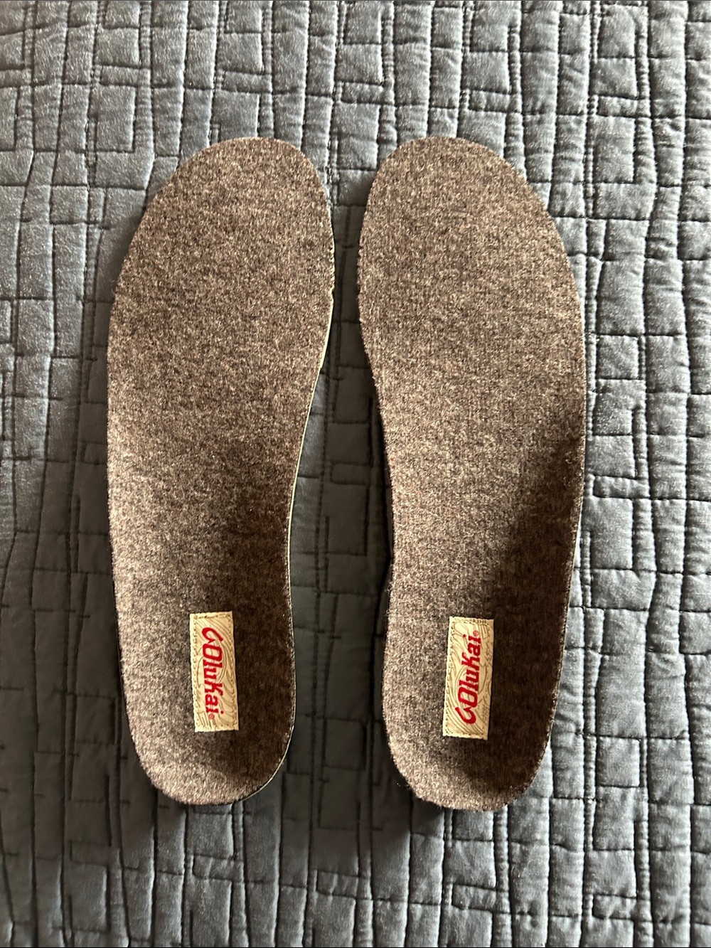 OluKai Men's Slipper Insole Replacement - Dark Grey